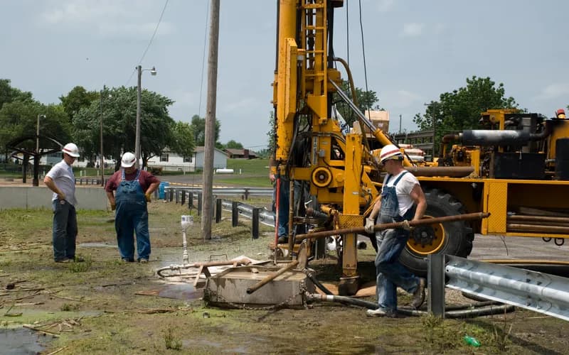 Water well drilling in Dallas